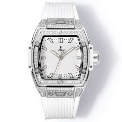 MS Factory Swiss Copy Hublot Spirit of Big Bang White Diamond Case Watch 